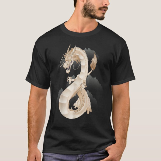 Camiseta Traditional Chinese Dragon Symbol Of Power and Str (Frente)