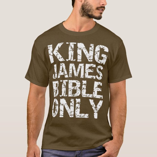Camiseta Tradução Cristã Conservadora King James (Frente)