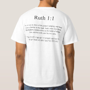 Camiseta Tradução de código aberto Ruth 1:1