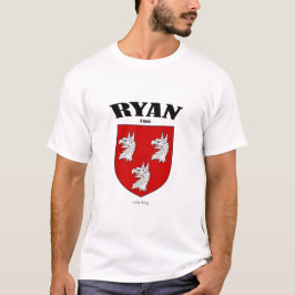 Camiseta Tradução RYAN Crest & Significando T-Shirt