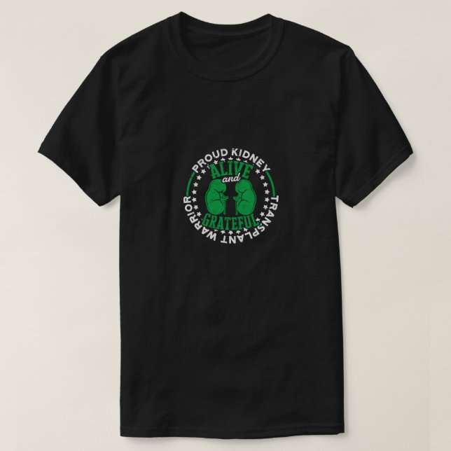 Camiseta Tradutor de Rins Orgulhoso Vivo e Vivo (Frente do Design)
