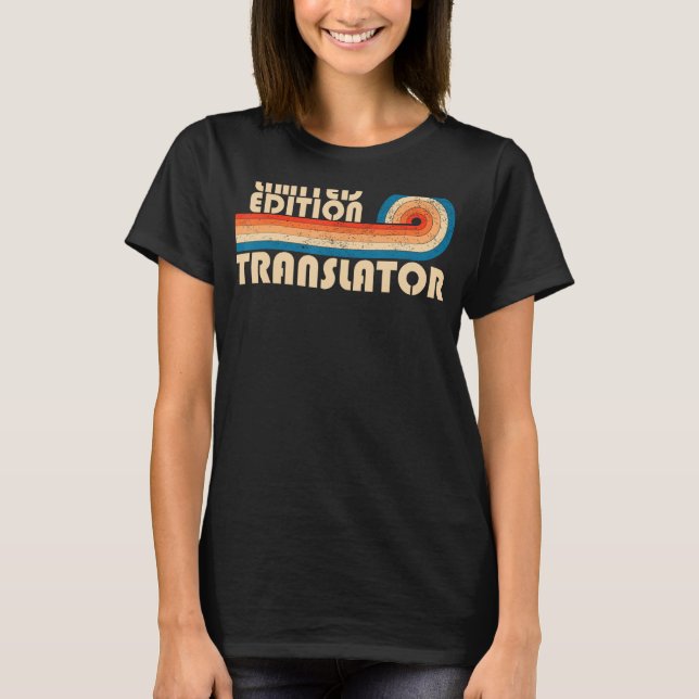 Camiseta TRADUTOR Funny Job Profissão de Título Profissão d (Frente)
