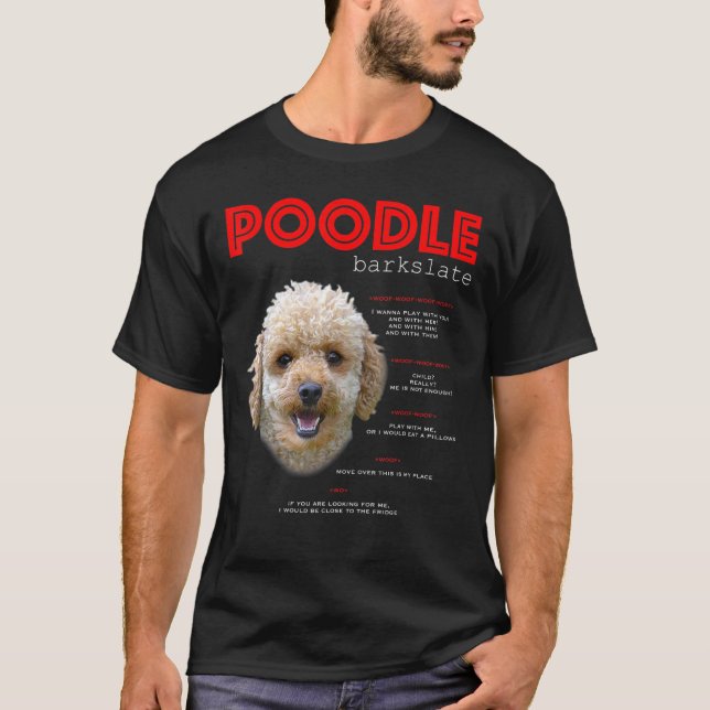 Camiseta Traduzir Poodle (Frente)