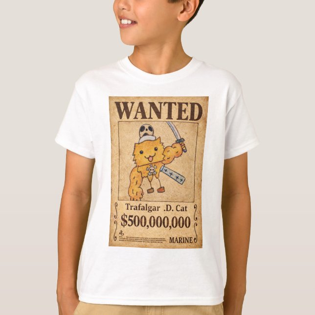 Camiseta Trafalgar .D. Cat (Frente)