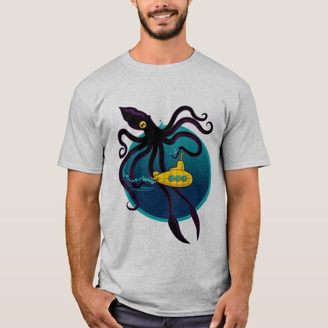 Camiseta Tráfego de mar profundo (Frente)