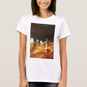 Camiseta Tráfego e monumento da noite