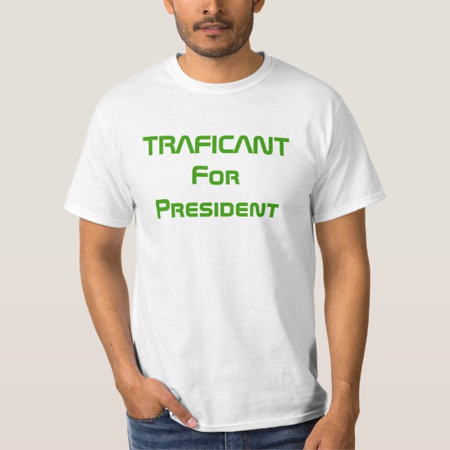 Camiseta TRAFICANT para o presidente (Frente)