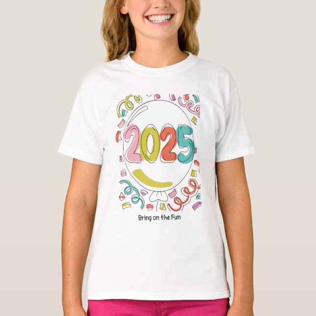 Camiseta Traga a diversão 2025 (Frente)
