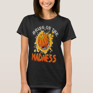 Camiseta Traga a Loucura Basquete Universitário Março Loucu