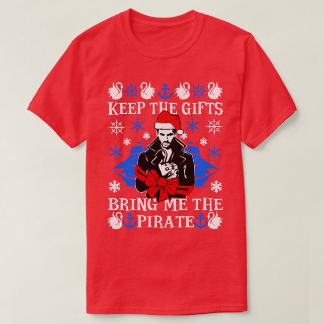 Camiseta Traga-me o pirata (Frente do Design)