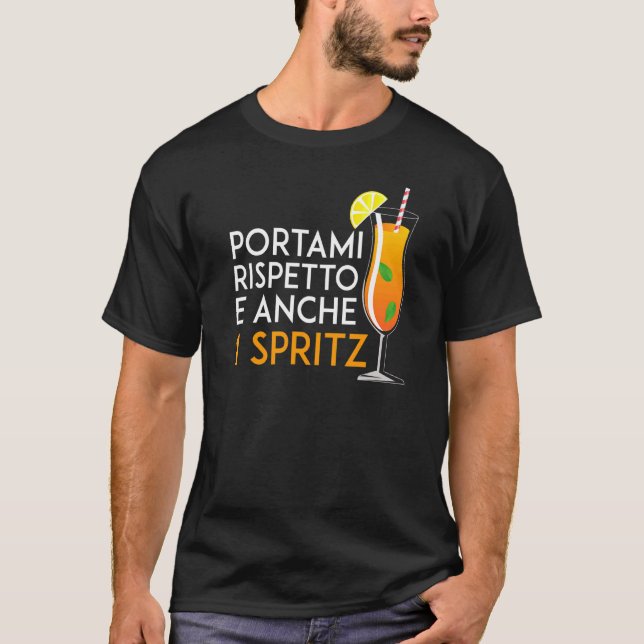 Camiseta Traga-Me Respeito E Até 1 Spritz (Frente)