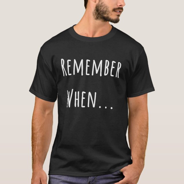 Camiseta Traga Nostalgia De Volta Às Memórias (Frente)