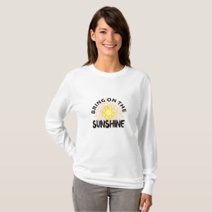 Camiseta Traga O Design Sol - Capa Longa Básica T