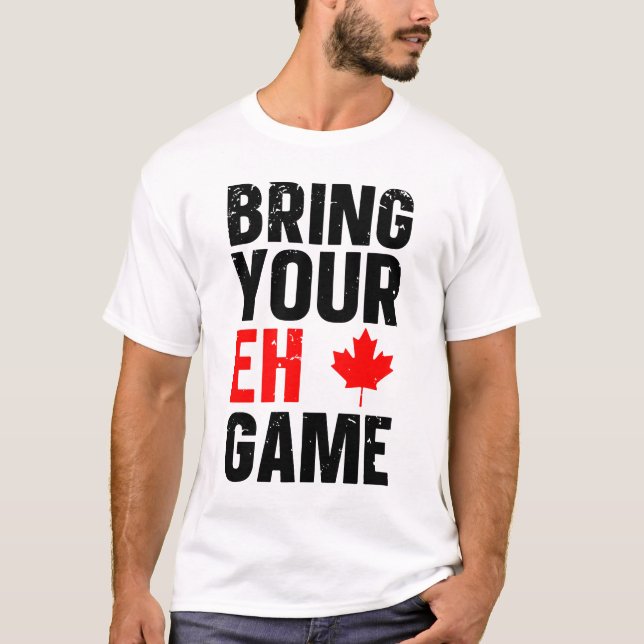 Camiseta Traga o seu jogo EH Canada DAY (Frente)