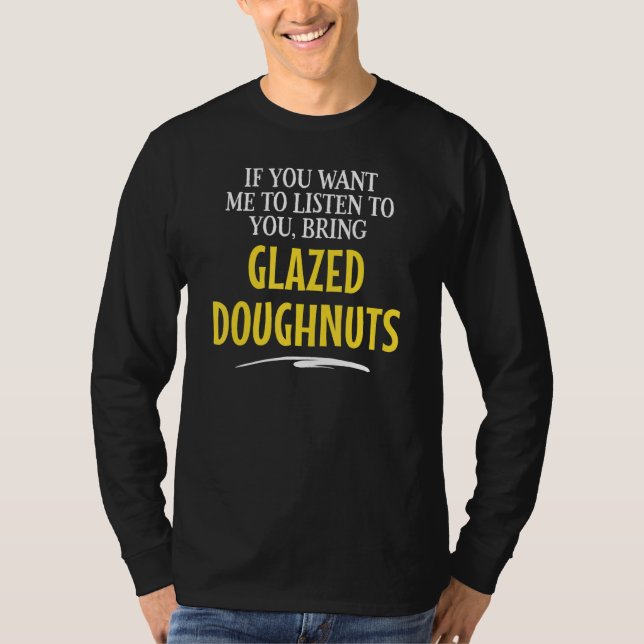 Camiseta Traga os Bebendos de Comida das castanhas vidradas (Frente)
