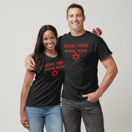 Camiseta Traga-Os Para Casa Agora, Suporte A Israel
