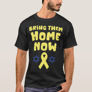 Camiseta Traga-Os Para Casa Agora, Suporte A Israel