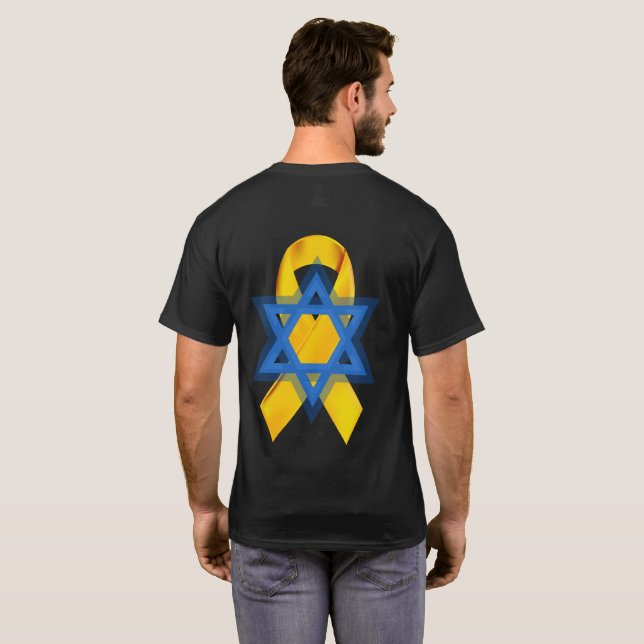 Camiseta Traga-os para casa agora - Unam-se para reféns Isr (Parte Traseira Completa)