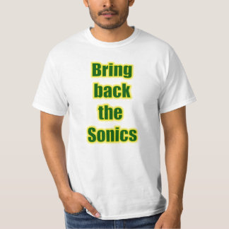 Camiseta Traga para trás o Sonics!