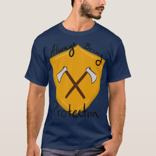 Camiseta Traga sempre proteção em ouro