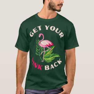 Camiseta Traga seu Flamingo Tropical Rosa 5