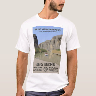 Camiseta Traga Seu Passaporte! - Parque Nacional Big Bend