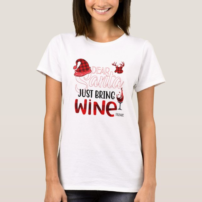 Camiseta Traga vinho (Frente)