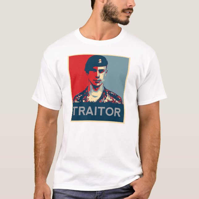 Camiseta Traidor de Bowe Bergdahl (Frente)