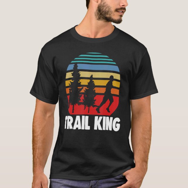 Camiseta Trail King Running Trails Men Athelete Sports Lo (Frente)