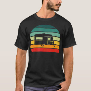 Camiseta Trailer Camper RV com Retrô de Vintagem de Hitch