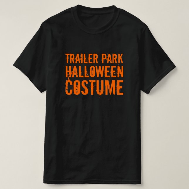 Camiseta Trailer Park Halloween Costume (Frente do Design)