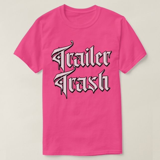 Camiseta Trailer Trash (Frente do Design)