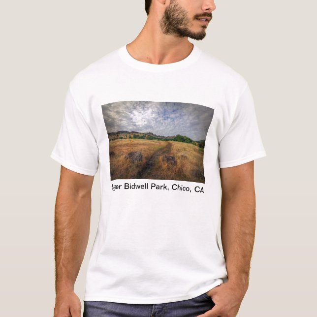 Camiseta Trailhead, Upper Bidwell Park, Chico, Ca (Frente)