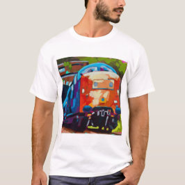 Camiseta Train Painting - Gift for Train Enthusiasts