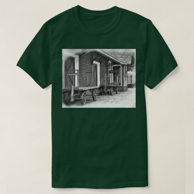 Camiseta Train Station Platform (Frente do Design)