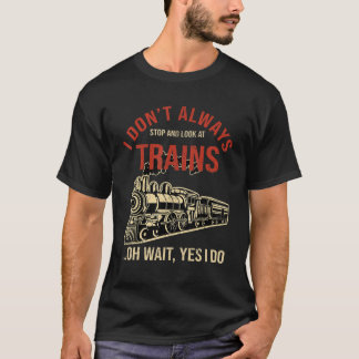 Camiseta Train Vintage Distressed Retro Engineer Engine Con