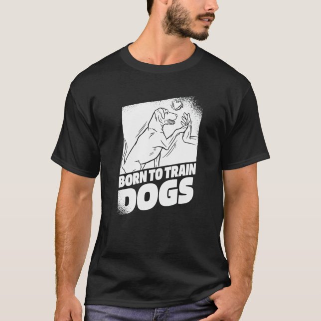 Camiseta Training High Five Animal Behaviorist  Dog Trainer (Frente)