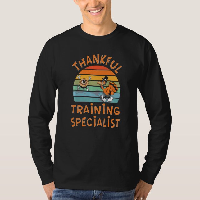 Camiseta Training Specialist Job  Thanksgiving (Frente)