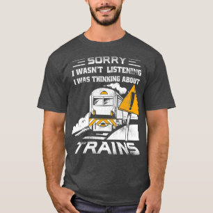 Camiseta Trains Collector Railroad Conductor Model Train
