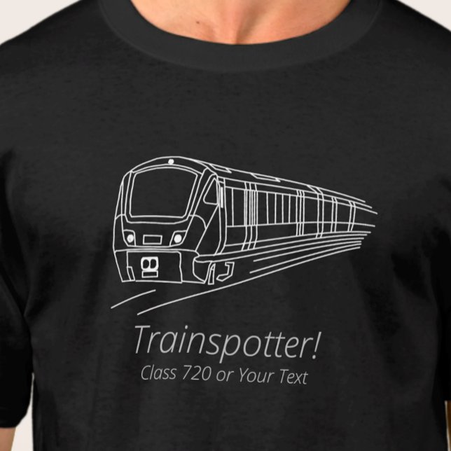 Camiseta Trainspotter Classe 720 Comboio do Reino Unido (Criador carregado)