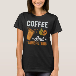 Camiseta Trainspotter De Café E De Arrasto