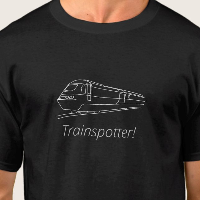 Camiseta Trainspotter HST Railfan UK Entusiasta do Ventilad (Criador carregado)