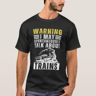 Camiseta Trainspotter Modelo de Detecção de Trens Modo Comb