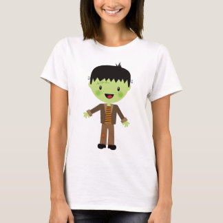 Camiseta Traje bonito de Frankenstein o Dia das Bruxas