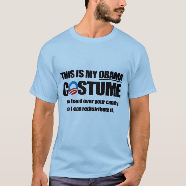 Camiseta Traje de Barack Obama (Frente)