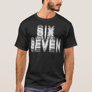 Camiseta Traje de Casal 67 Seis Sete Meme Engraçado