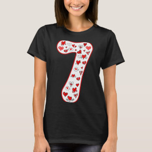 Camiseta Traje de casal número 7 Duo 67 Meme Seis Sete Vale