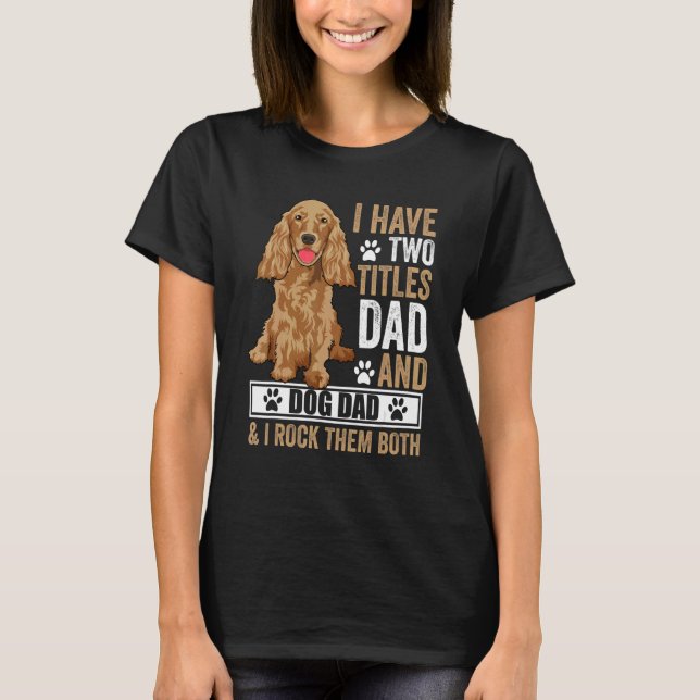 Camiseta Traje de Cocker Spaniel   Cocker Spaniel (Frente)