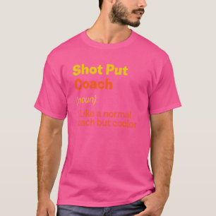 Camiseta Traje De Definição De Treinador E Humor De Campo