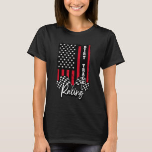 Camiseta Traje de diafragma bandeira americana Motocross